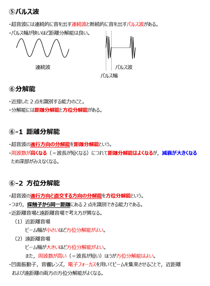 超音波の基本的性質2